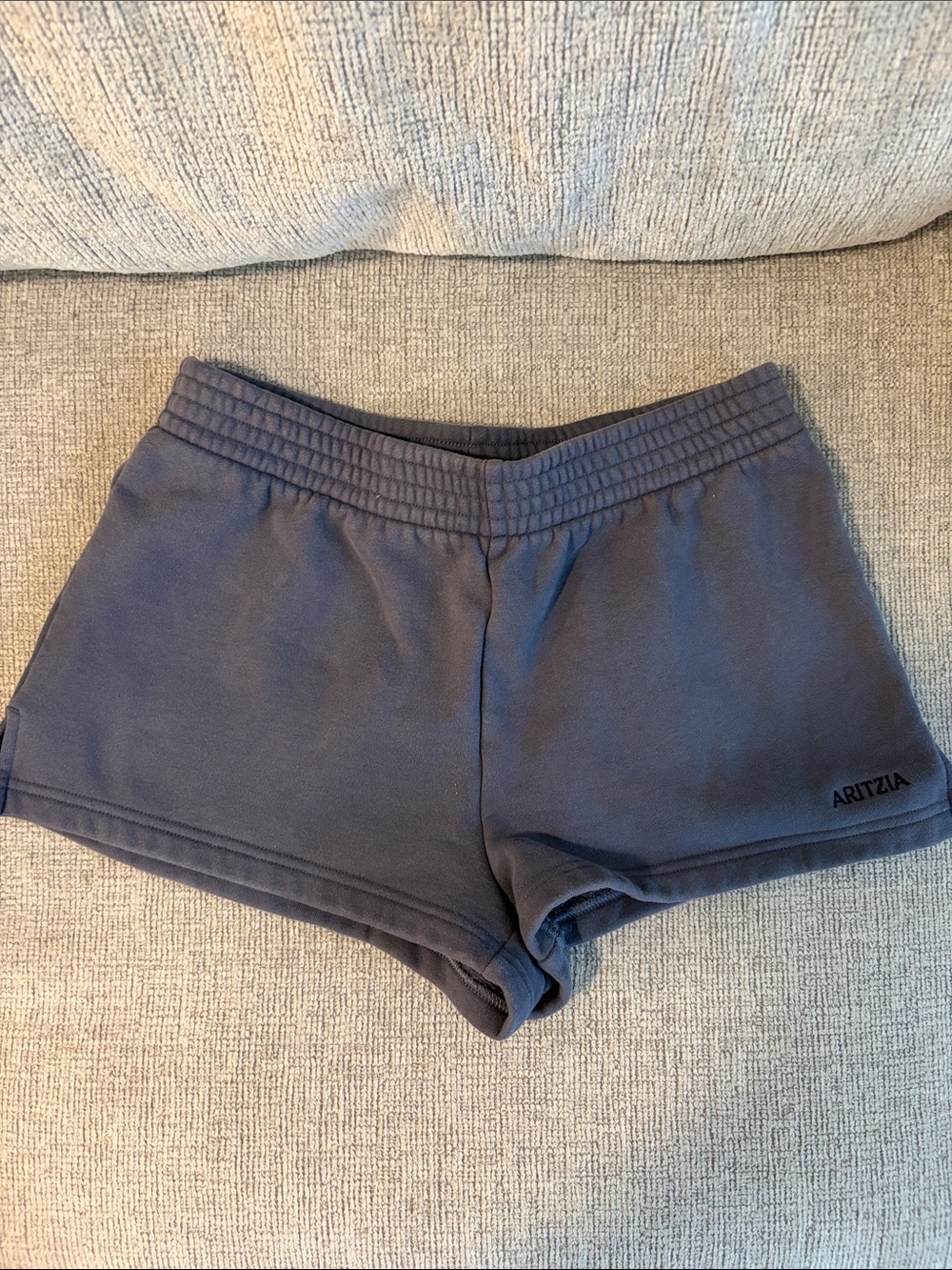 Aritzia Women's Slate Blue Athletic Lounge Shorts